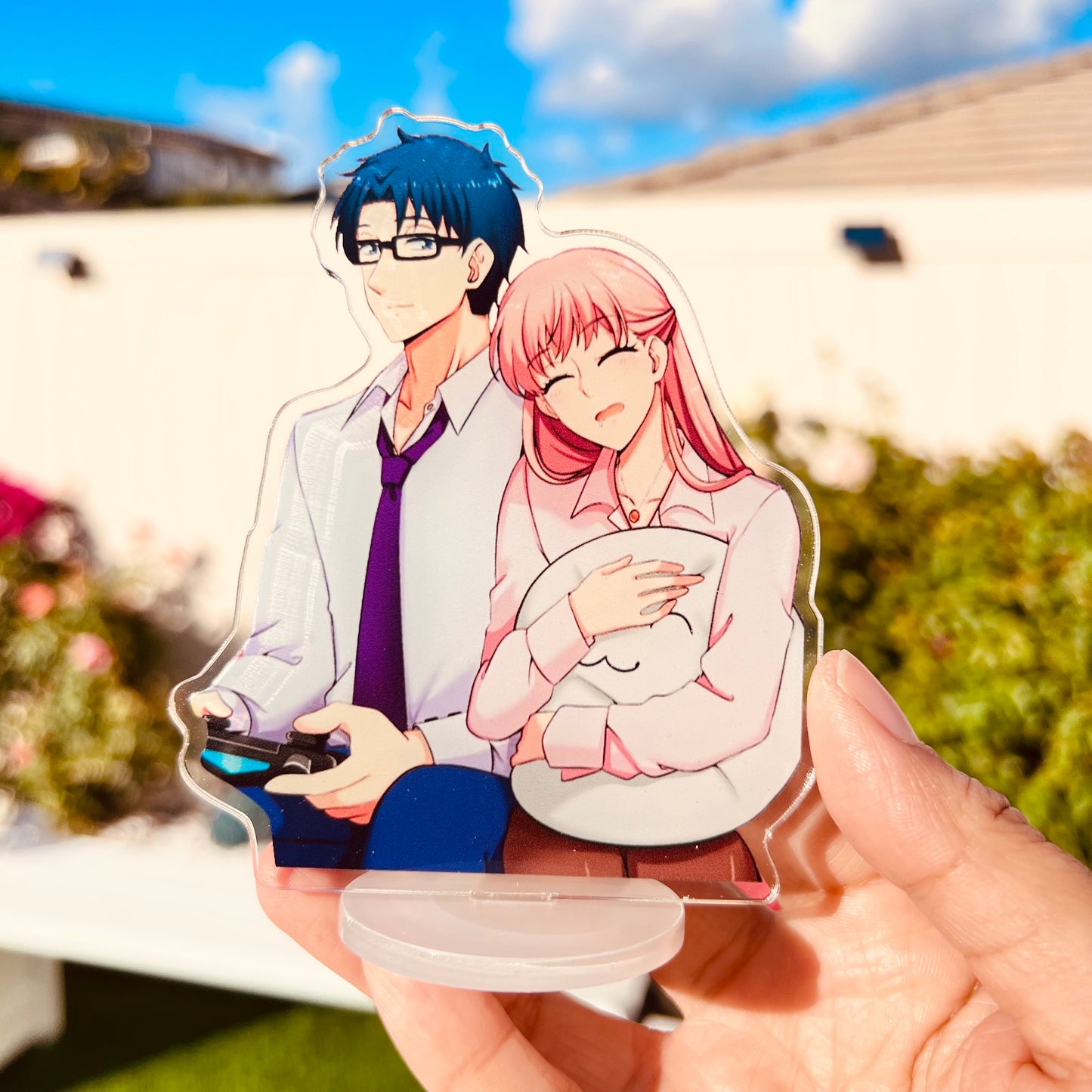 Gamer Couple Acrylic Stand