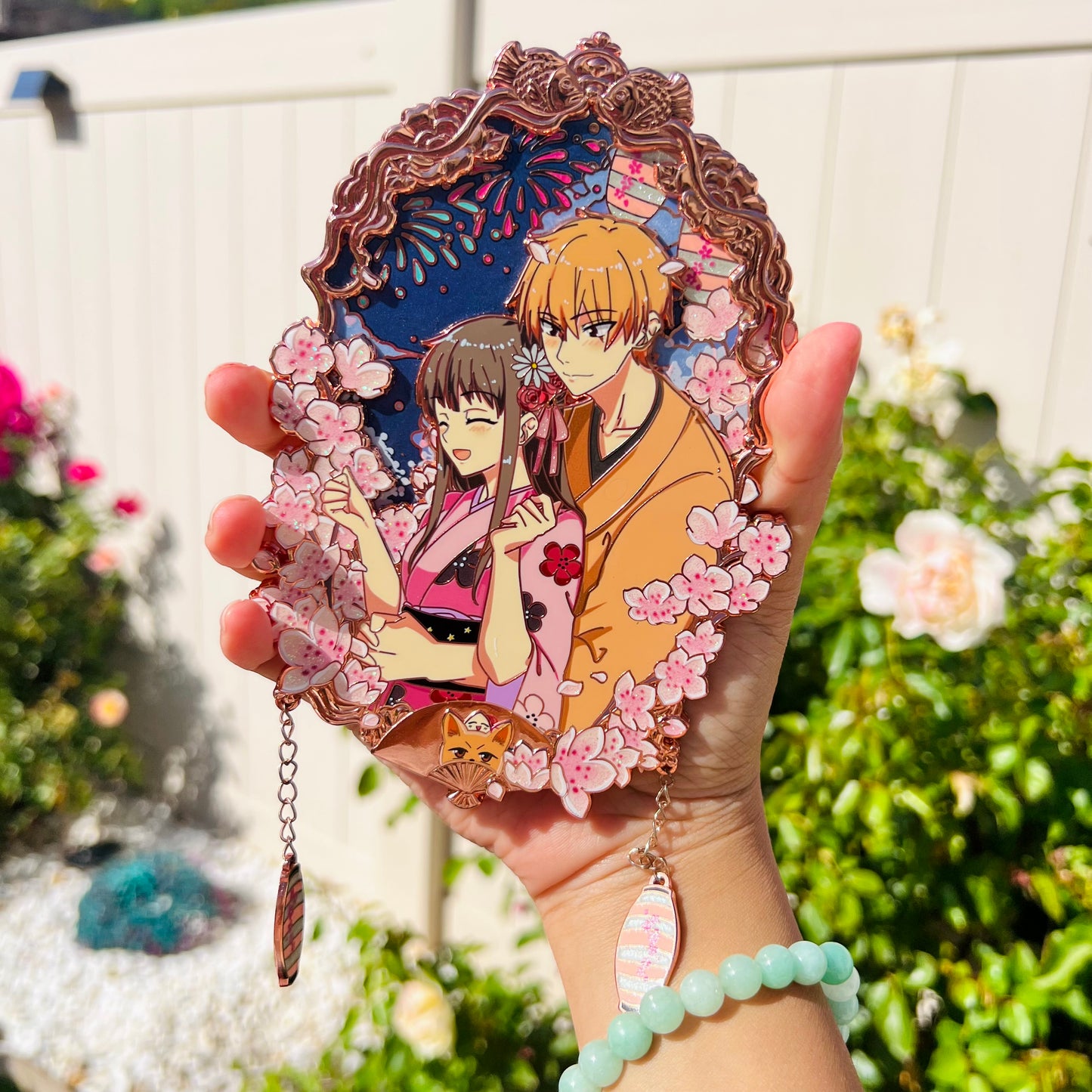 Cat & Riceball Date Series (Rosegold)